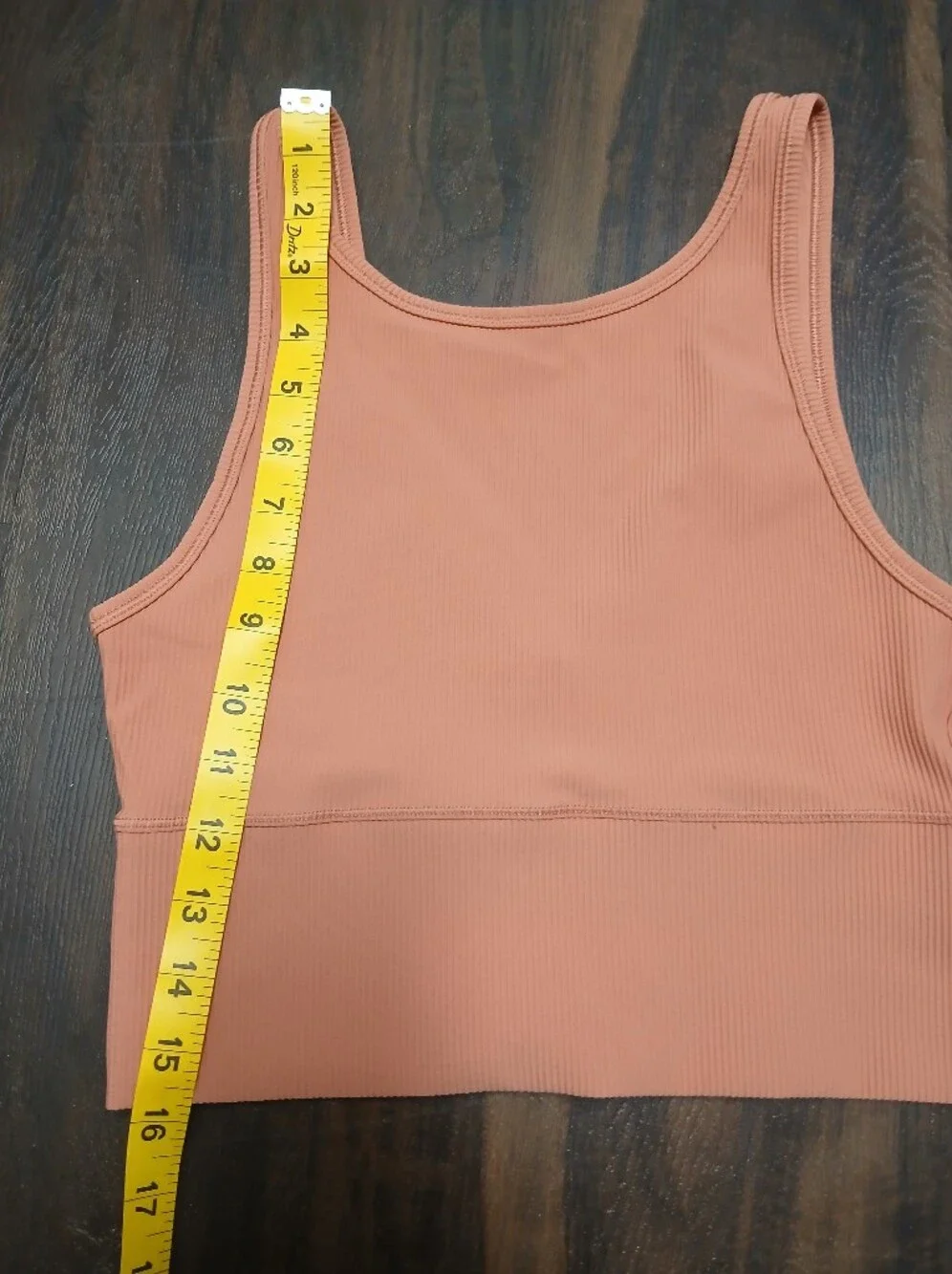 lululemon athletica Ribbed V-Neck Crop Tank - Peachy Pink